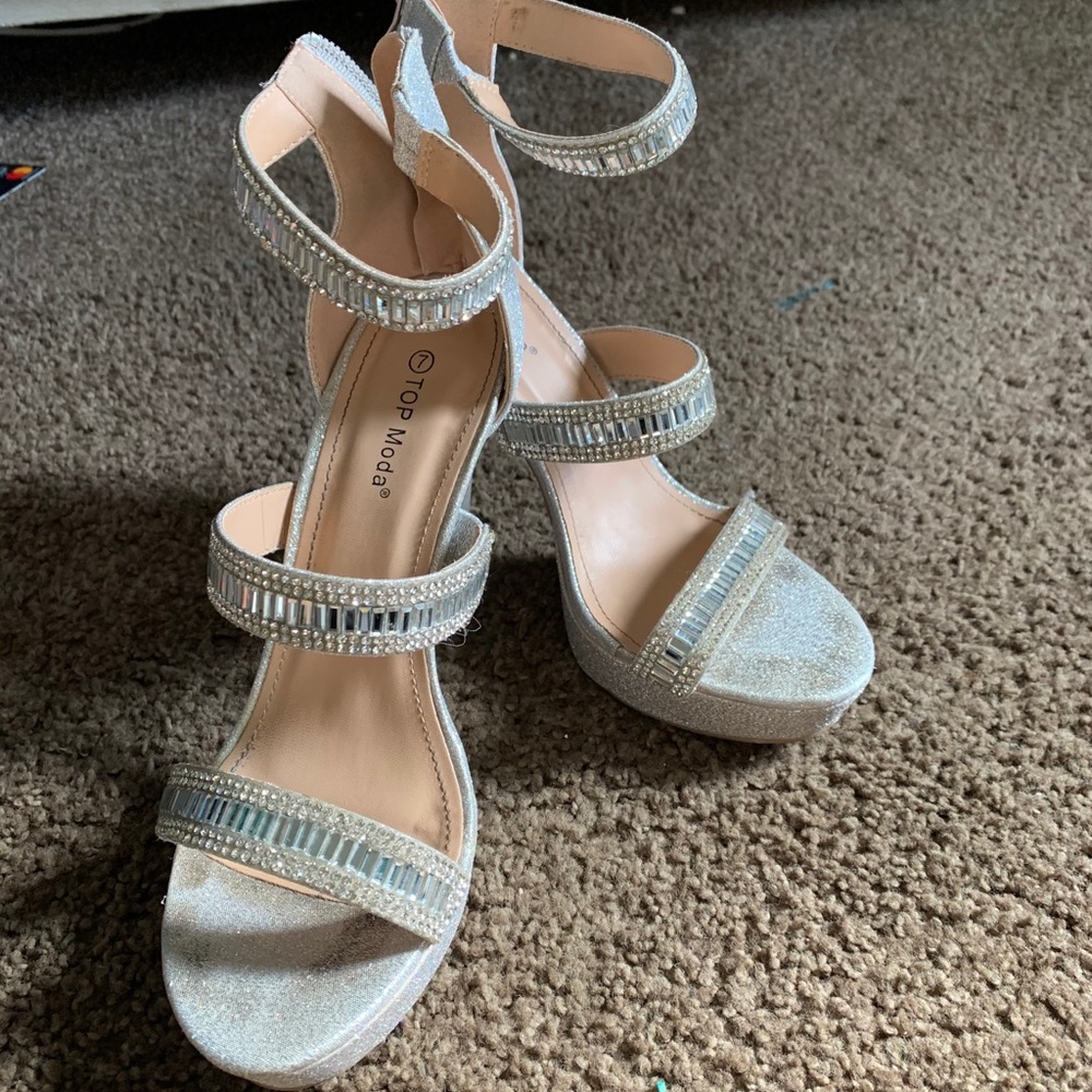 Diamond high heels